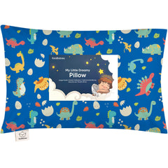 KeaBabies Toddler Pillow with Dino World cover offers portable nap comfort.