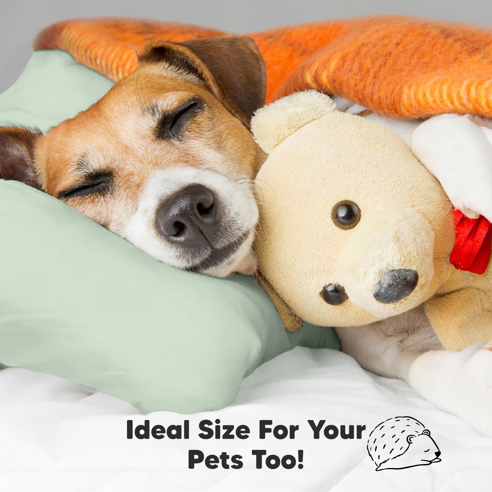 KeaBabies durable, machine-washable pillow keeps fluffiness and cleanliness easily.