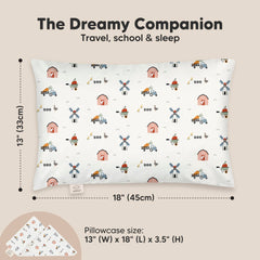 KeaBabies toddler pillow durability and machine-washable fill keep cleaning quick