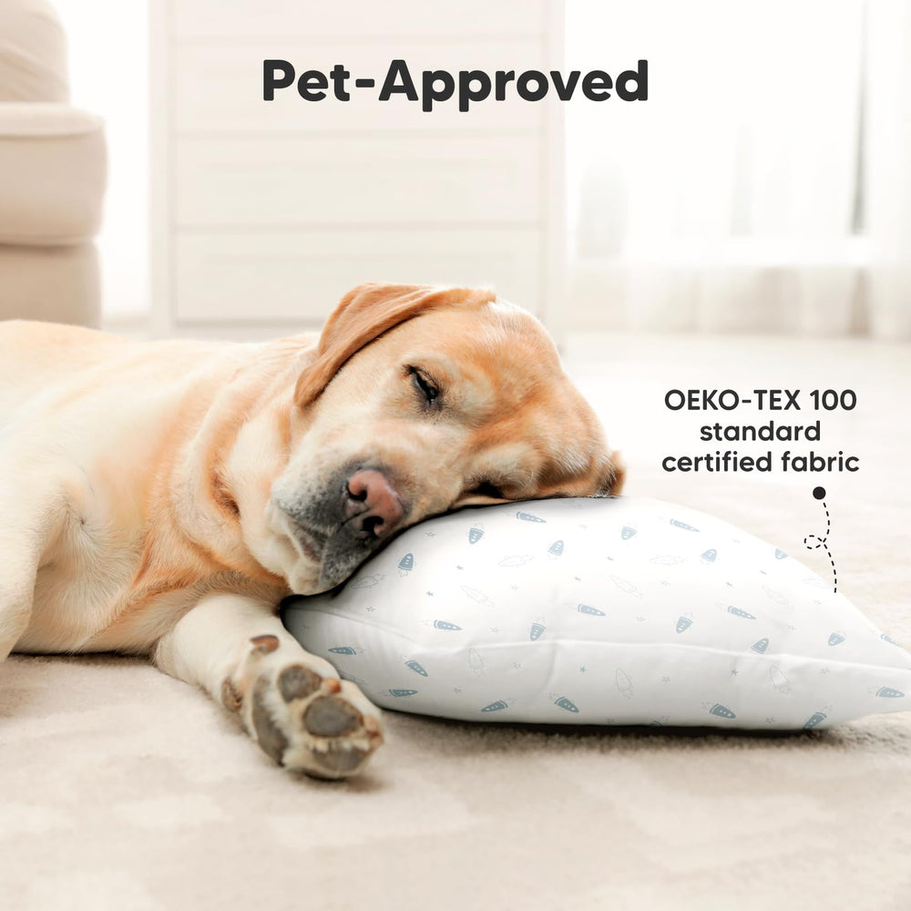 KeaBabies pillow with separate pillowcase option for easy customization