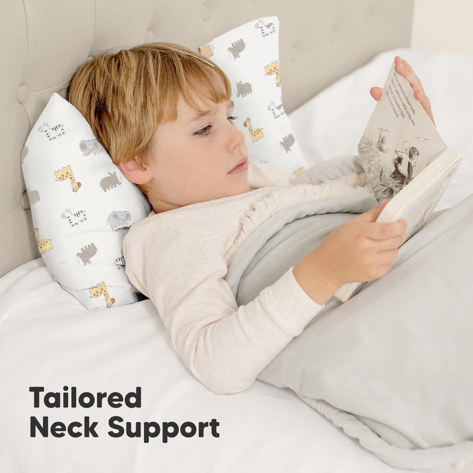 KeaBabies Safari Echo in use during nap-time on a toddler bed