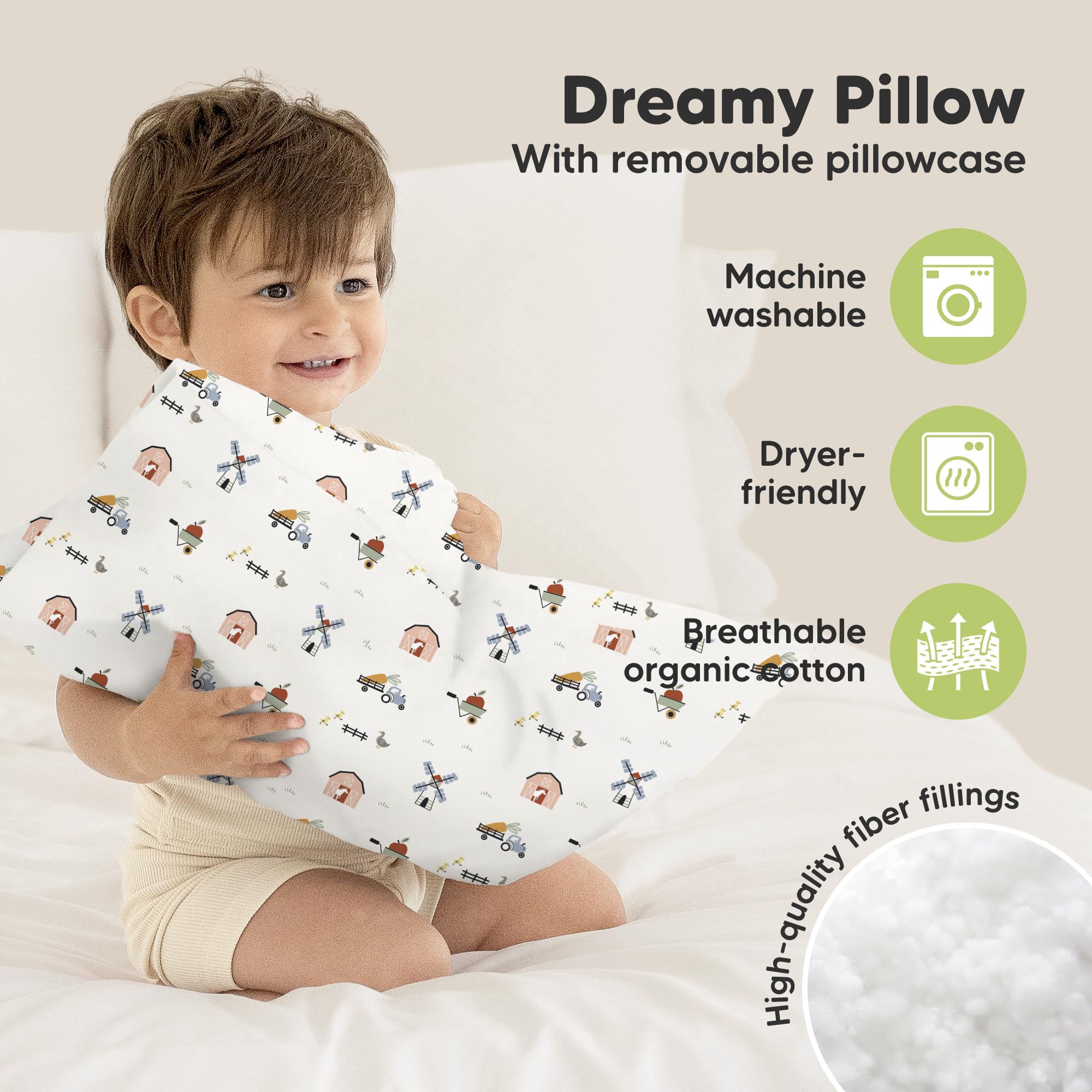 KeaBabies soft breathable fabric keeps toddlers comfortable through seasons