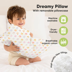 KeaBabies sweetopia-pillowcase-print cute design for travel naps