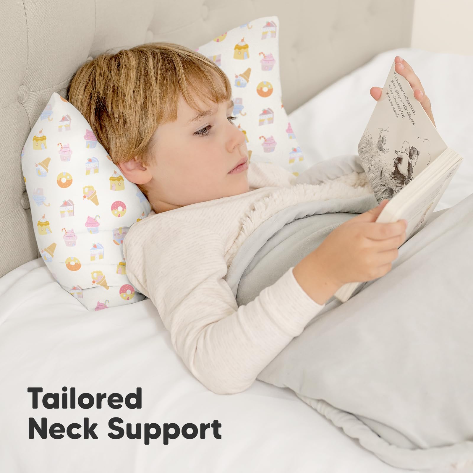 KeaBabies My Little Dreamy Pillow travel-use visual compact size