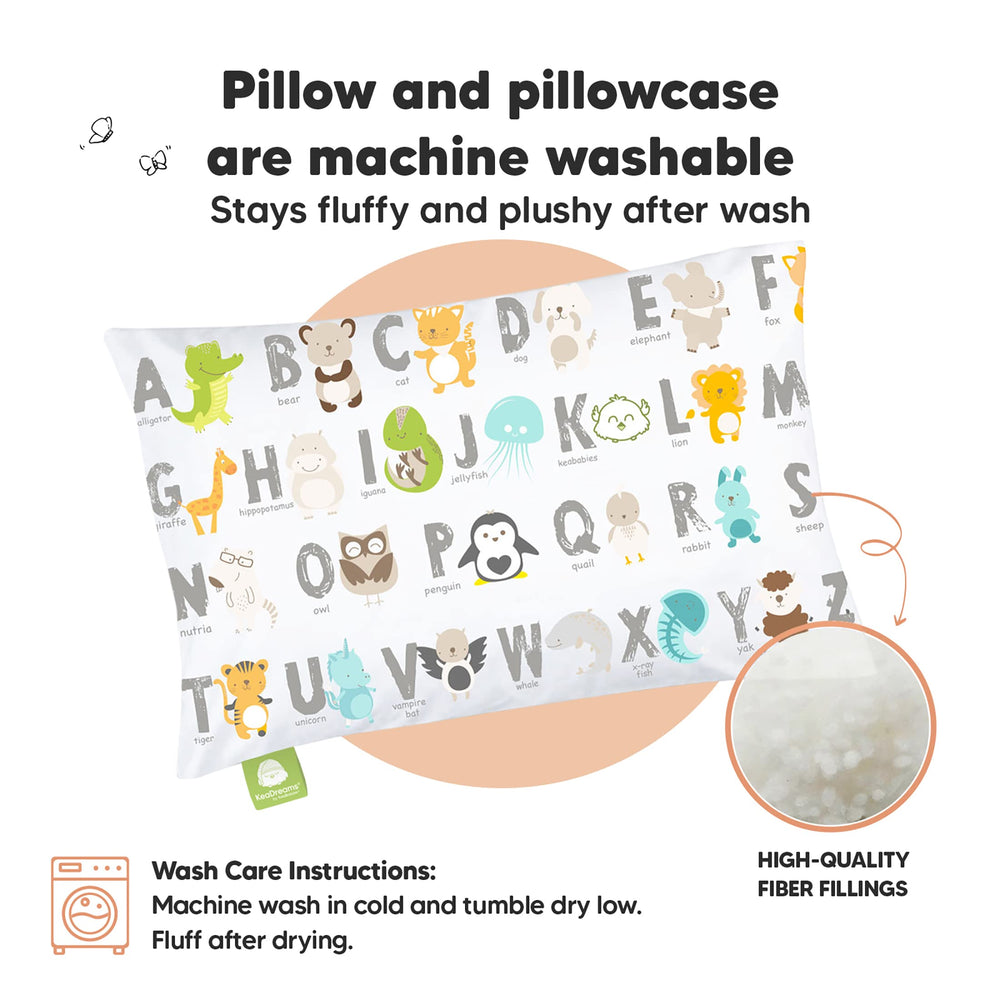 KeaBabies My Little Dreamy Pillow used on travel for nap-time comfort