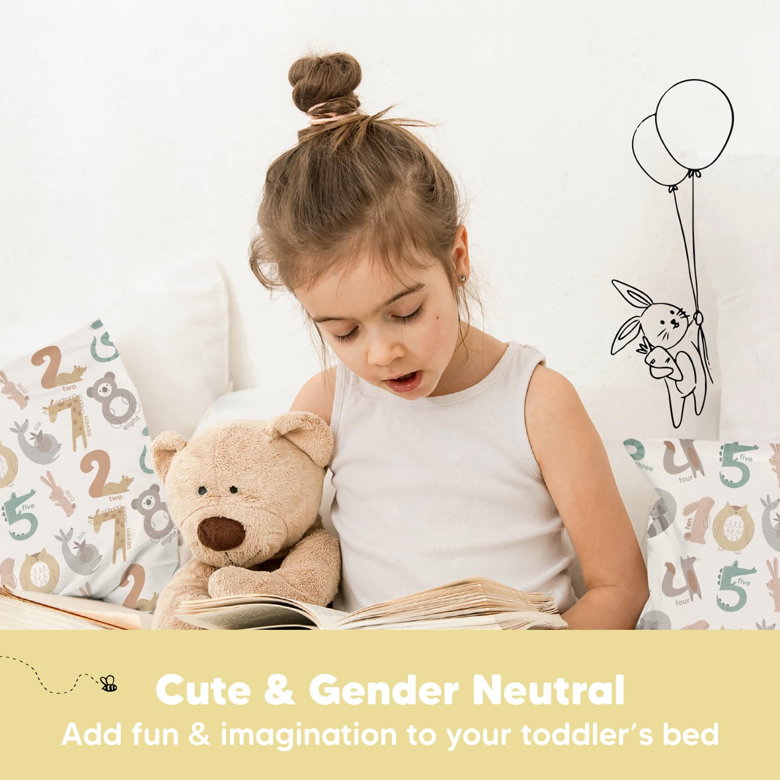 KeaBabies toddler pillow ideal for grandparent sleepovers and car trips.