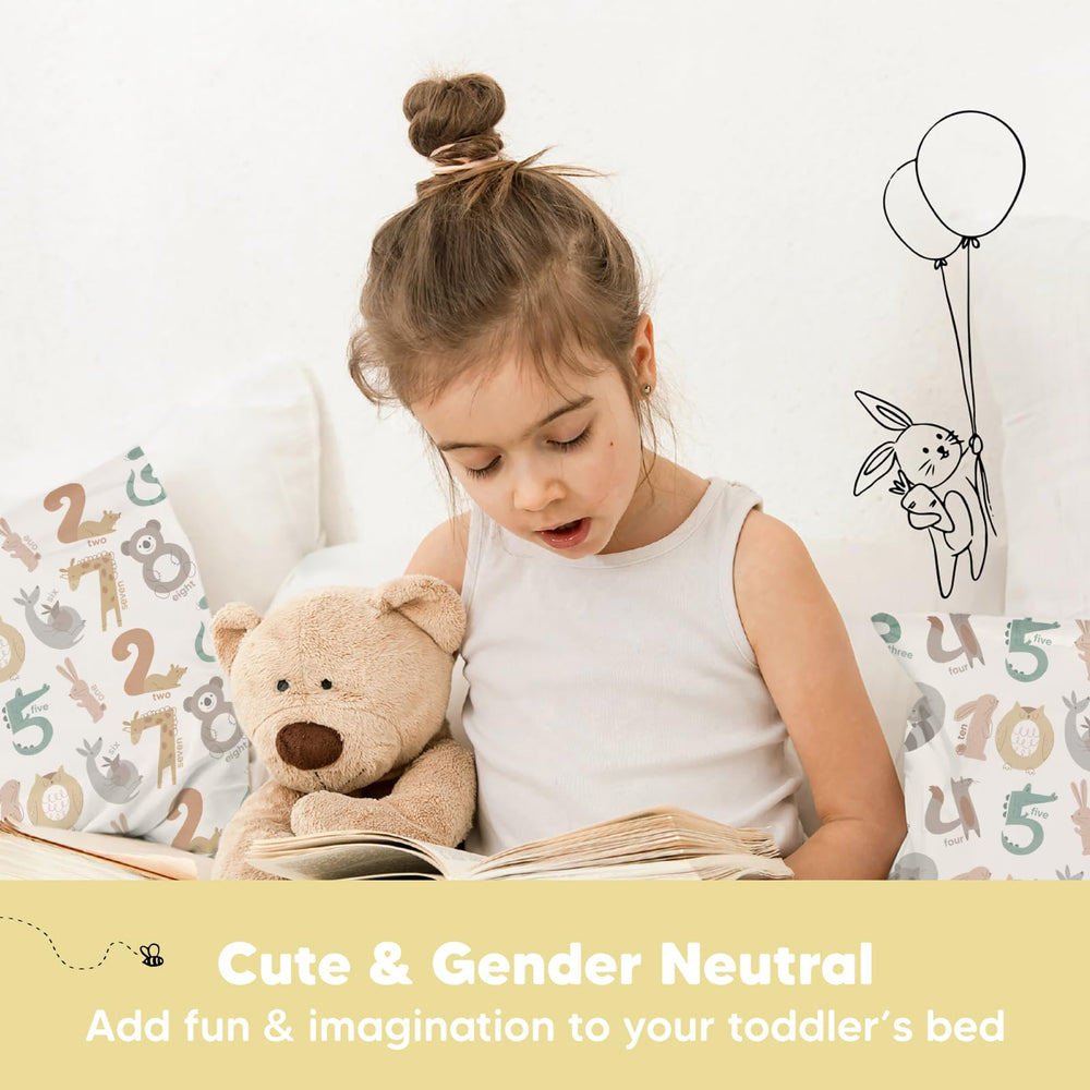 KeaBabies toddler pillow ideal for grandparent sleepovers and car trips.