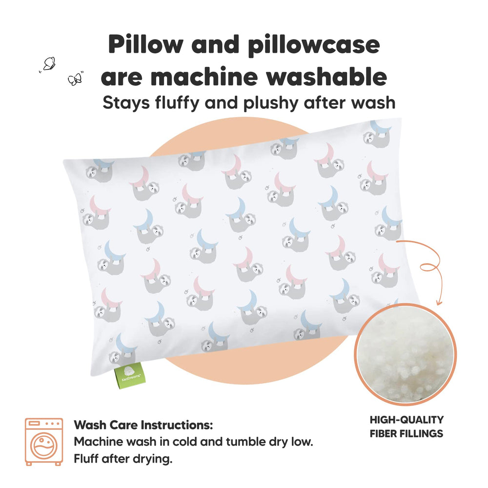 KeaBabies toddler travel pillow ready for nap time and car journeys.