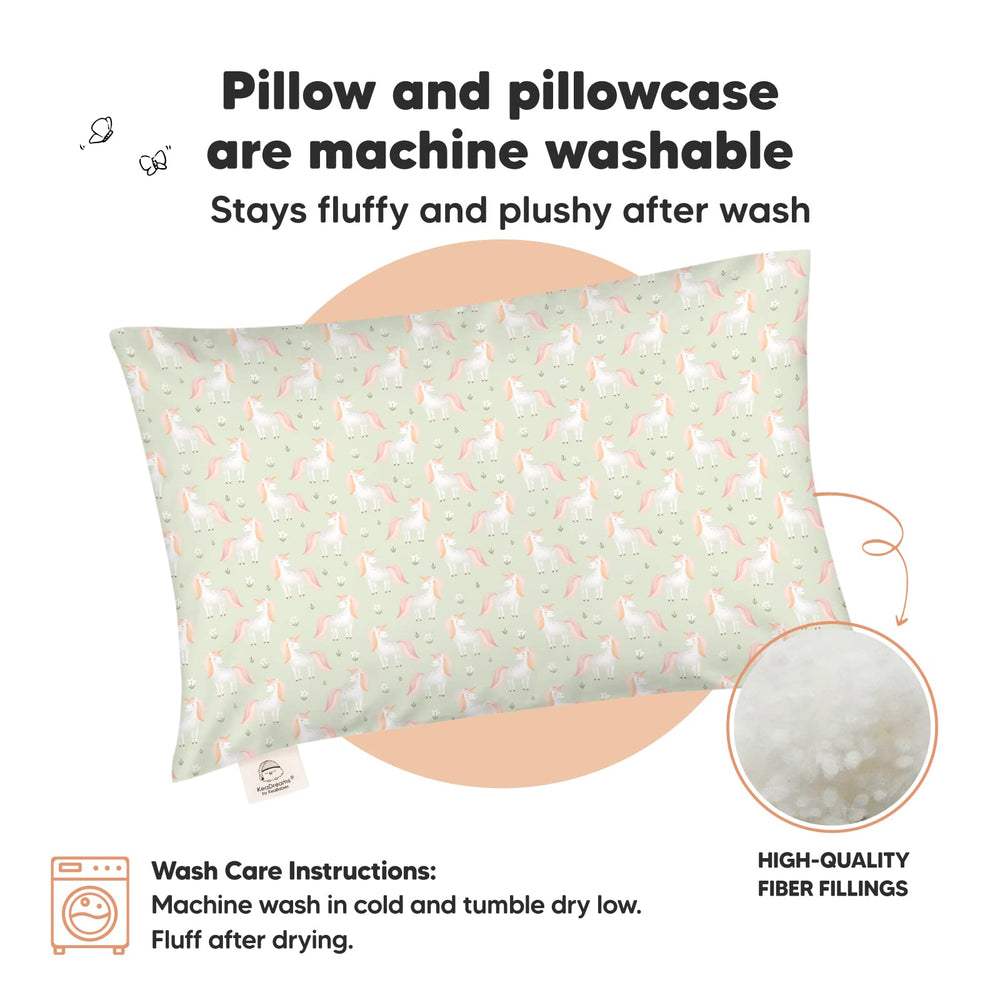 KeaBabies pillowcase close-up—durable and machine-washable