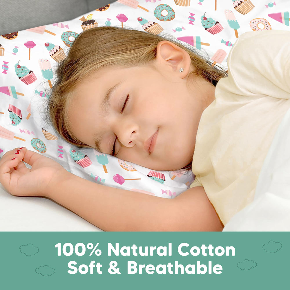 KeaBabies pillowcase envelope closure prevents pillow from slipping during naps