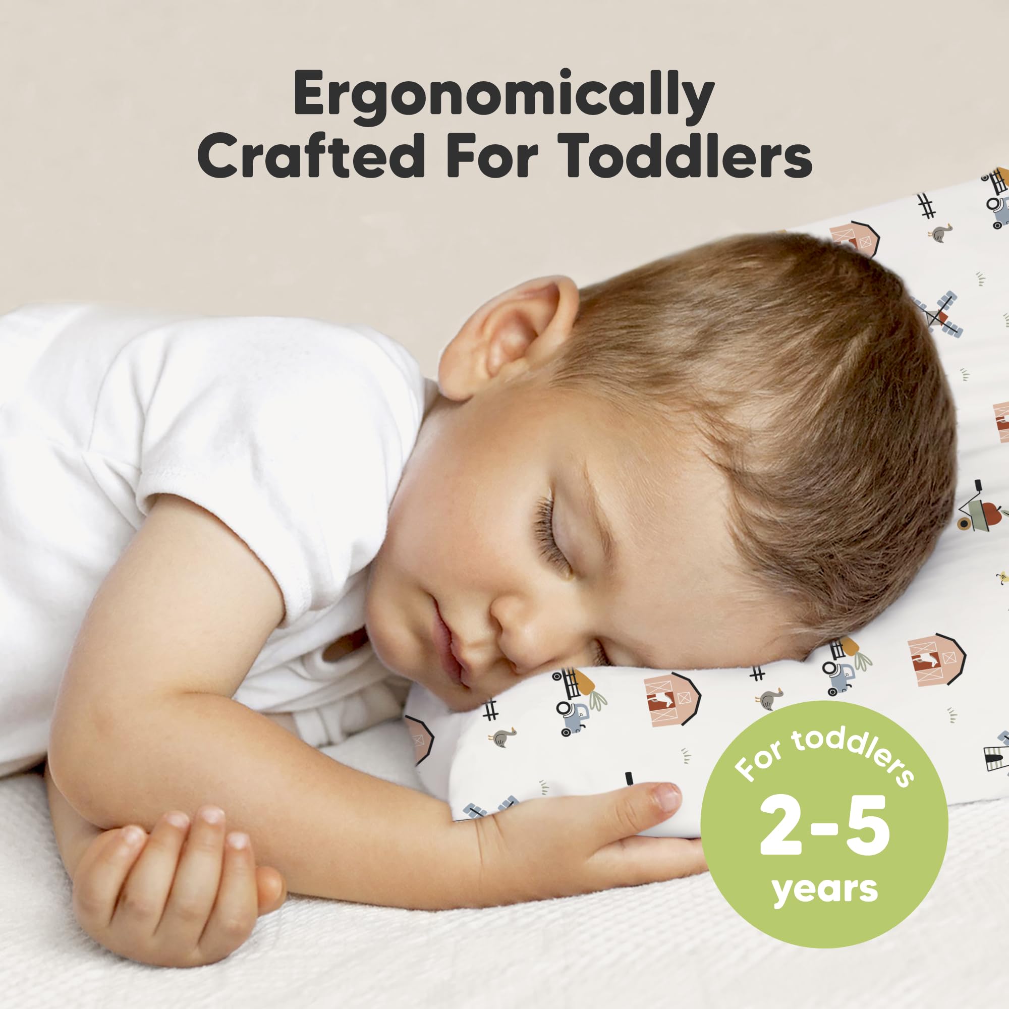 KeaBabies pillowcase organic cotton Barn soft and breathable for day naps