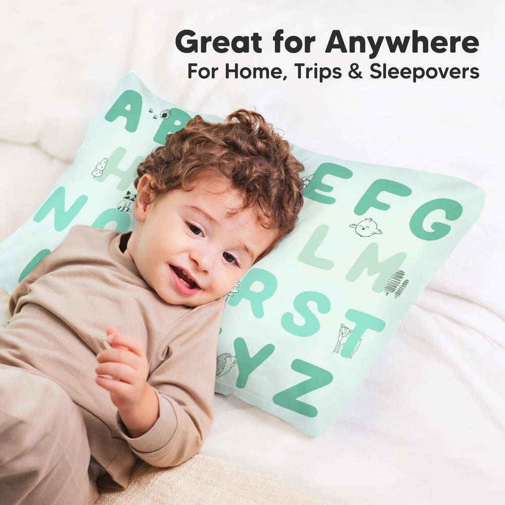 KeaBabies Toddler Pillowcase soft fabric closeup emphasizing gentle touch