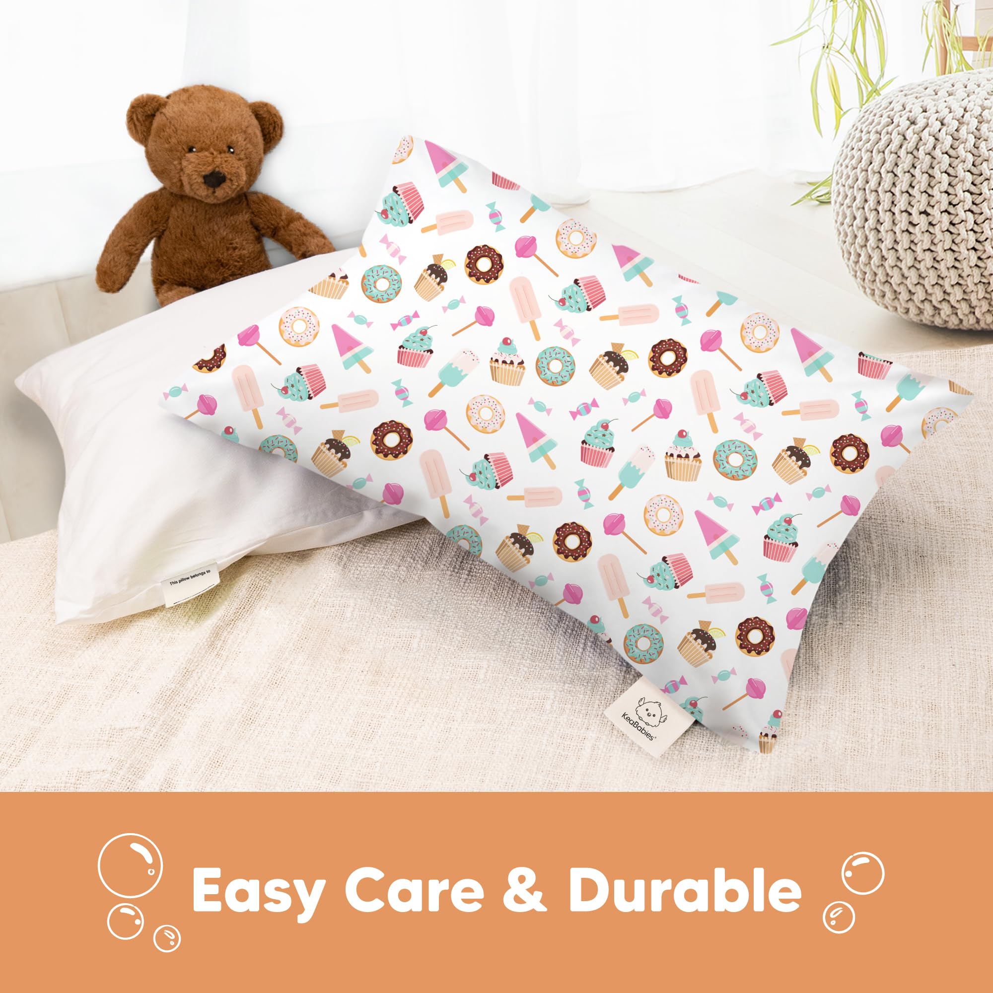 KeaBabies travel-ready pillowcase makes on-the-go naps tidier and familiar