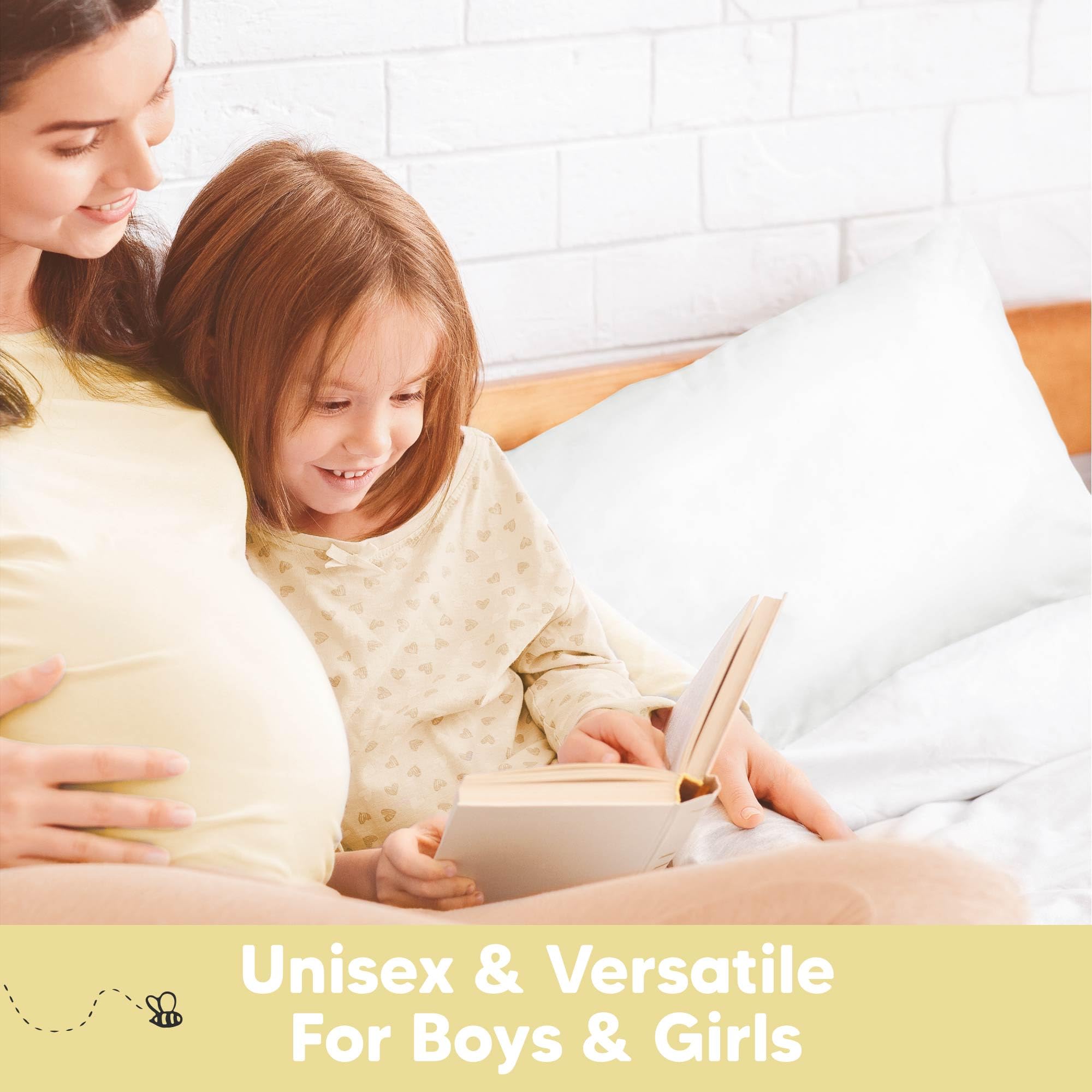 KeaBabies toddler pillowcase ultra-soft cotton suitable for year-round comfort.