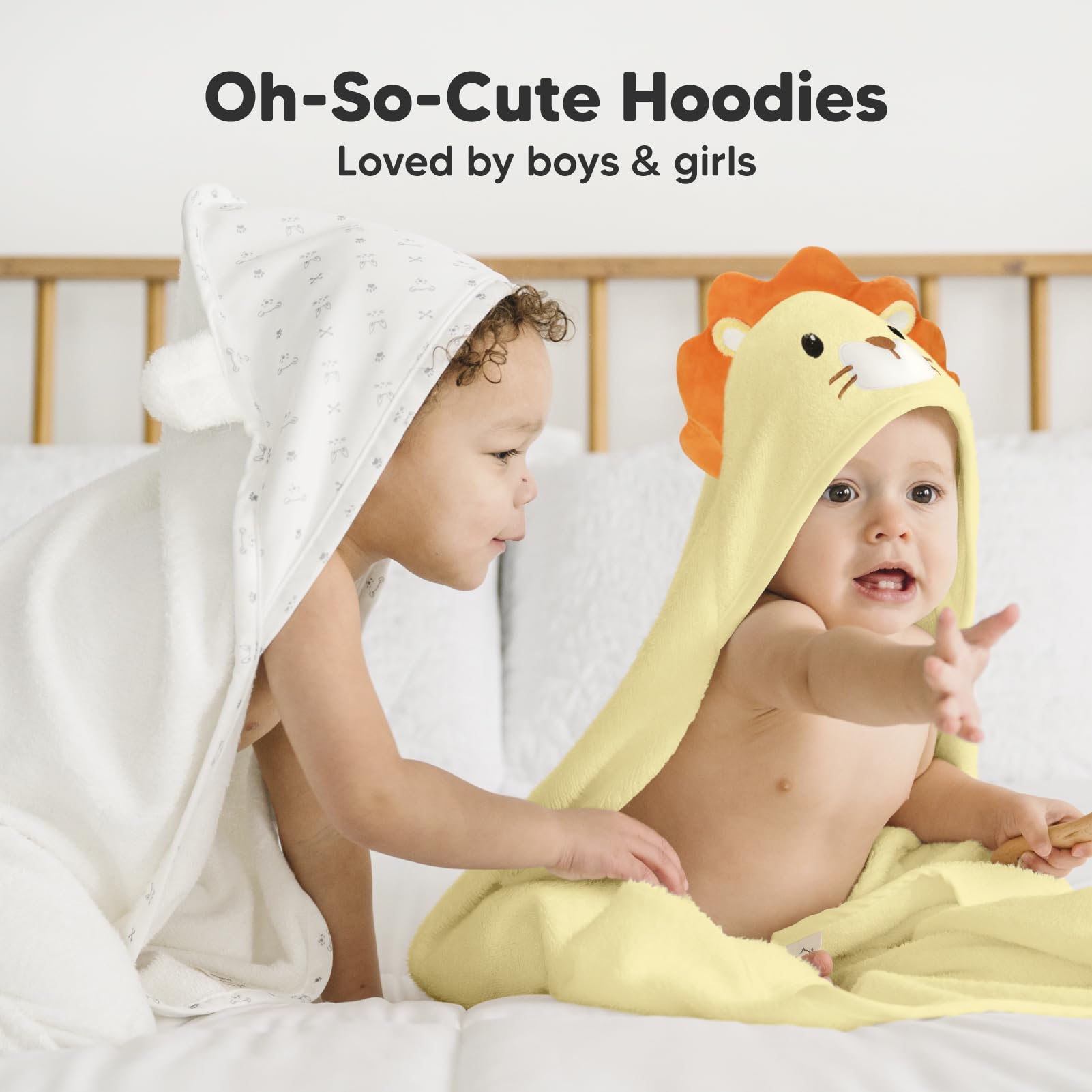 KeaBabies towel care machine wash and tumble dry friendly.