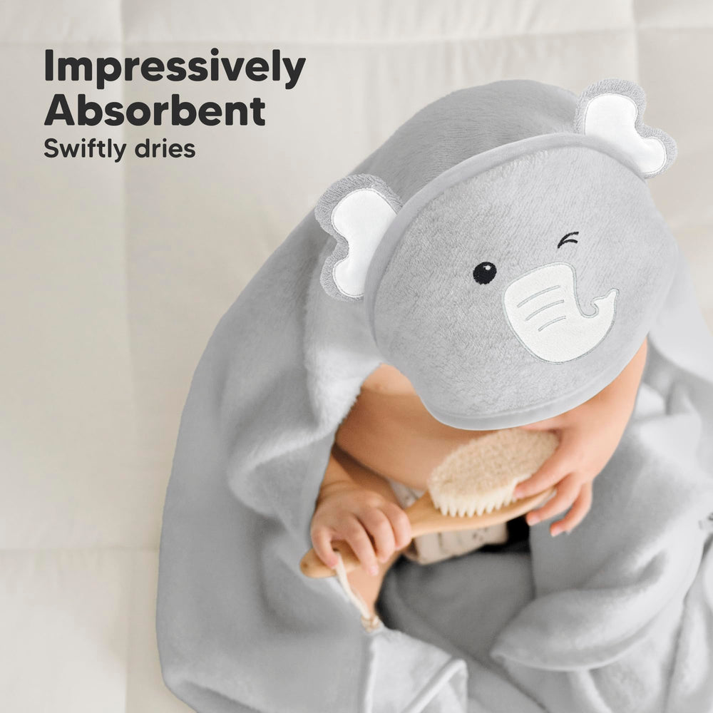 KeaBabies towel is machine washable and dryer-friendly for busy parents