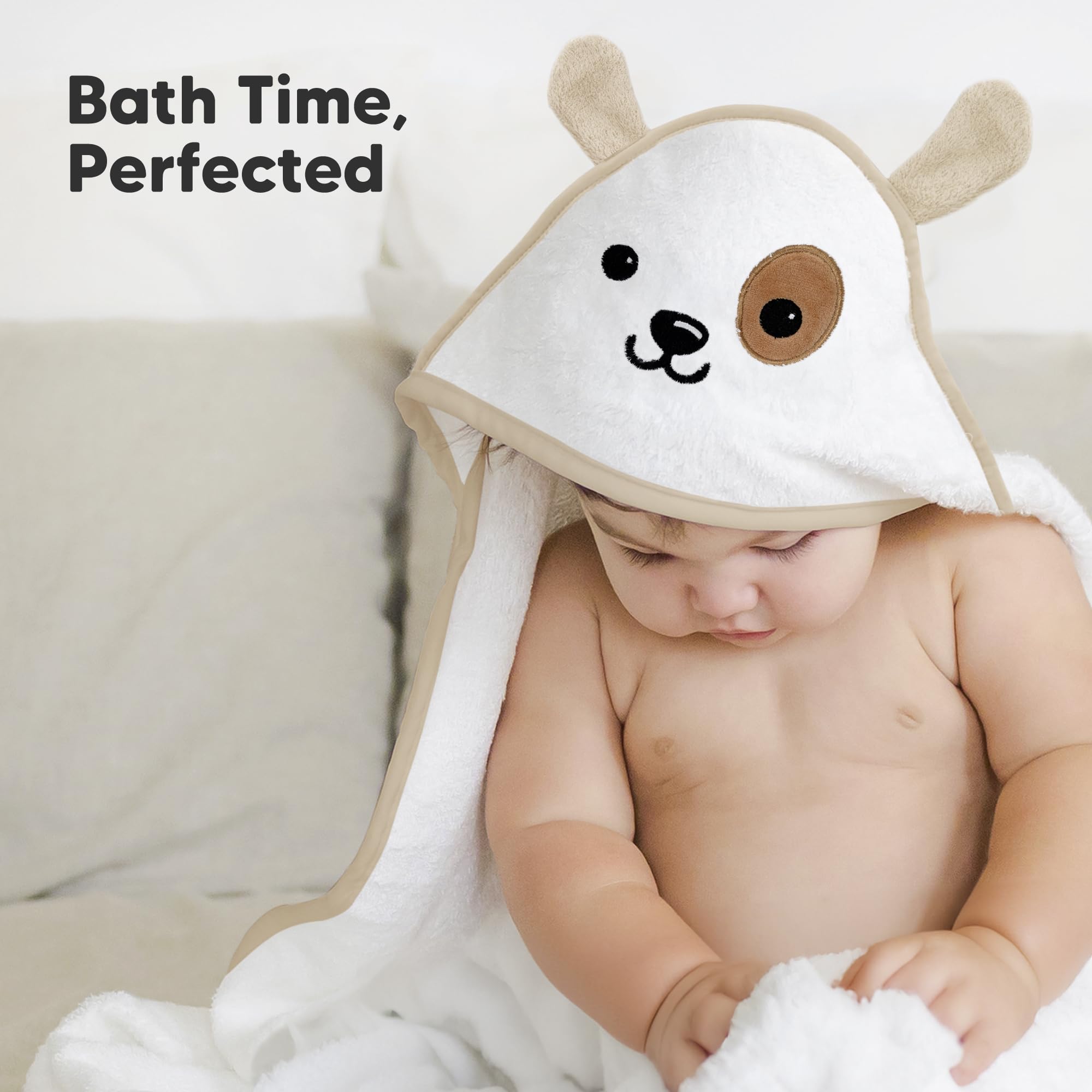 KeaBabies towel offers easy, cozy bath time at home