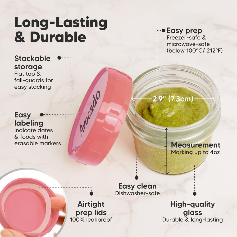 KeaBabies toxin-free, BPA-free glass provides peace of mind during feeding.