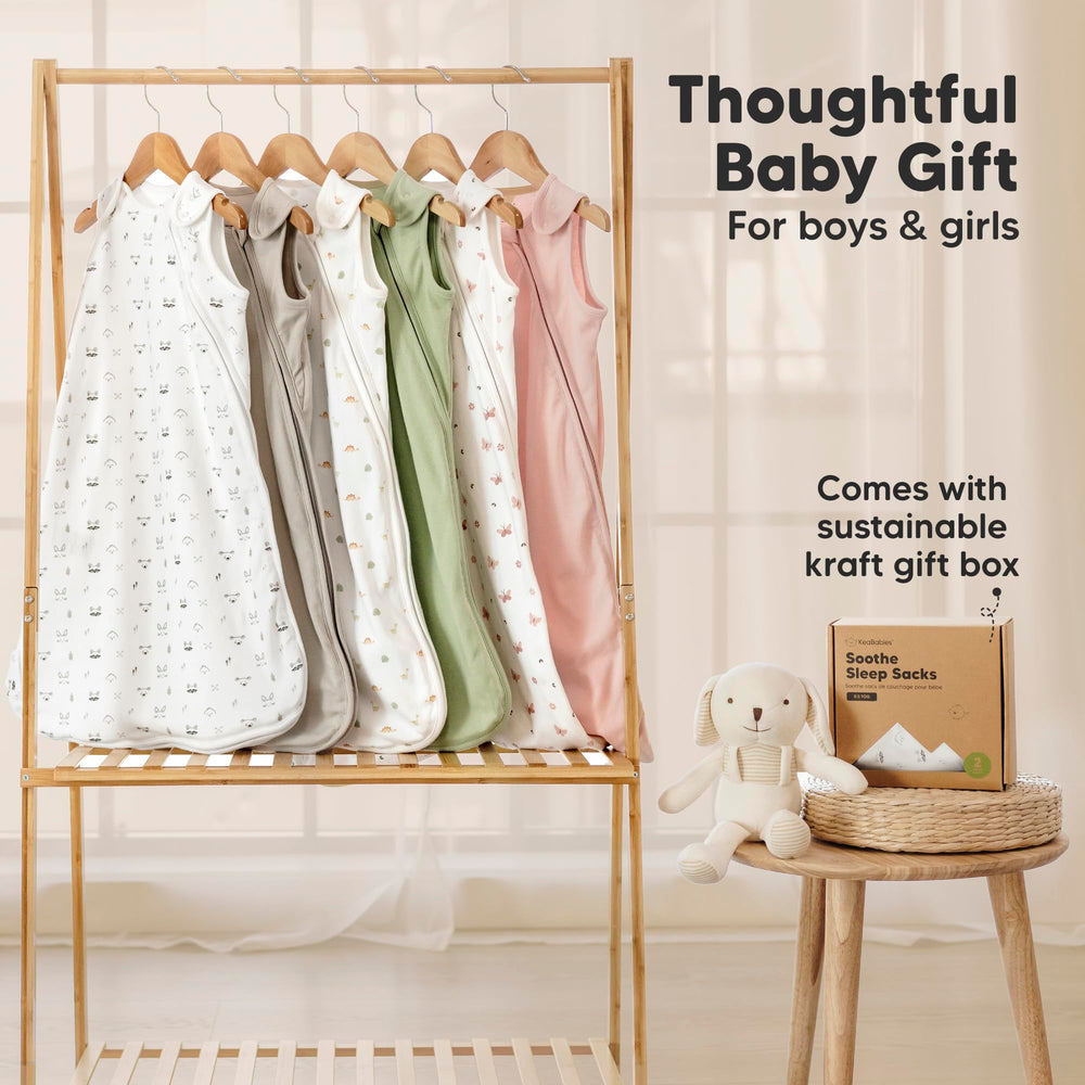 KeaBabies transition swaddle in Nordic style for gentle sleep training