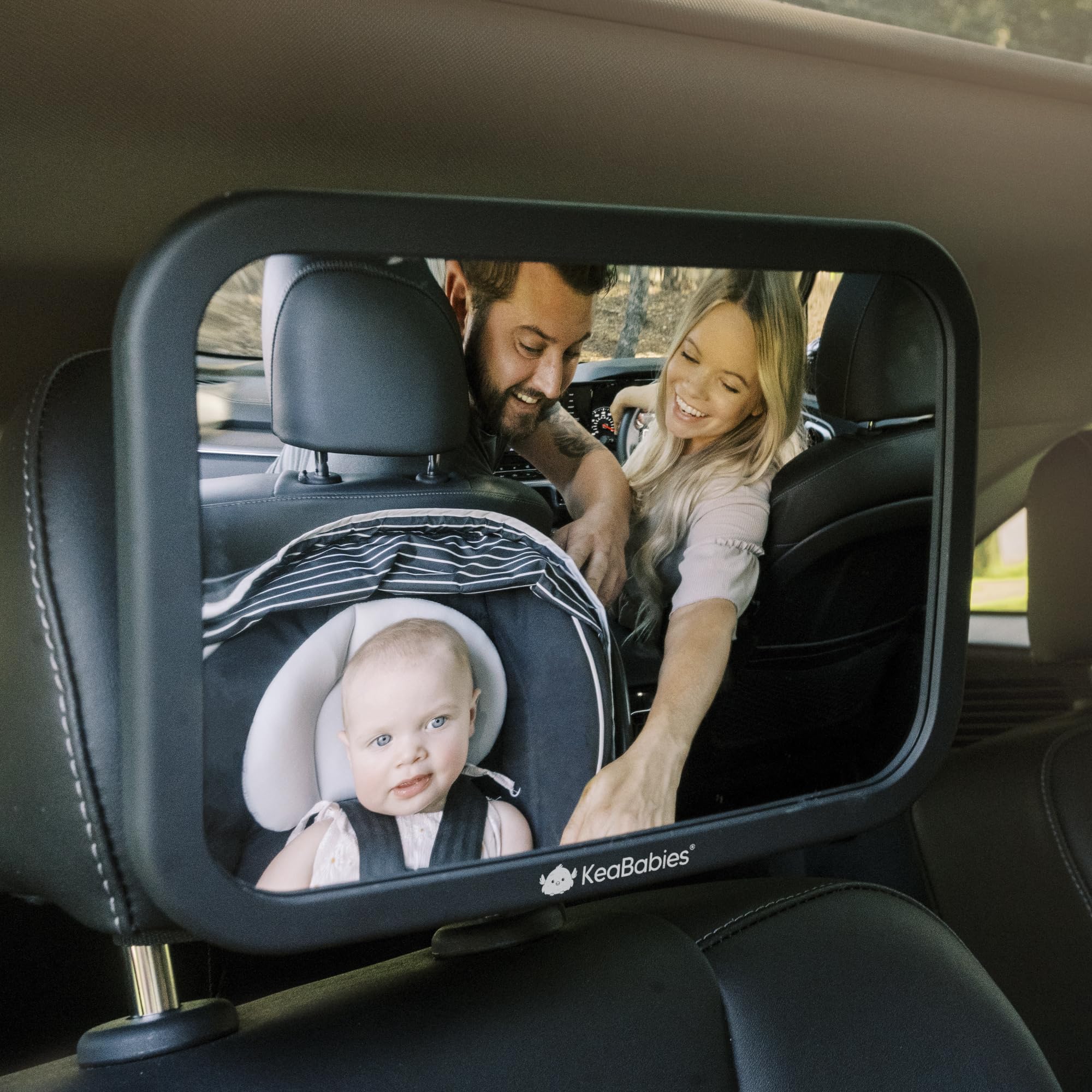 KeaBabies travel car seat mirror accessory for trips