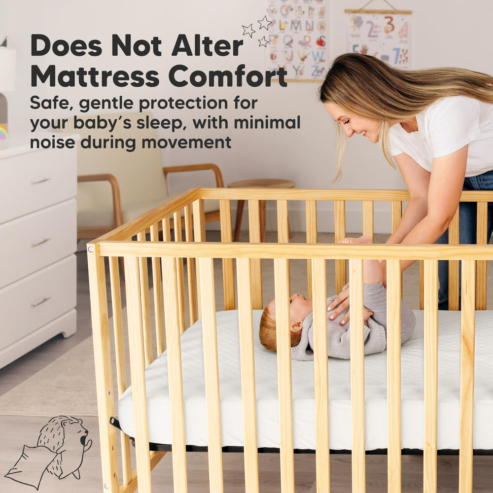 KeaBabies travel-friendly protector is easy to pack for daycare and trips.