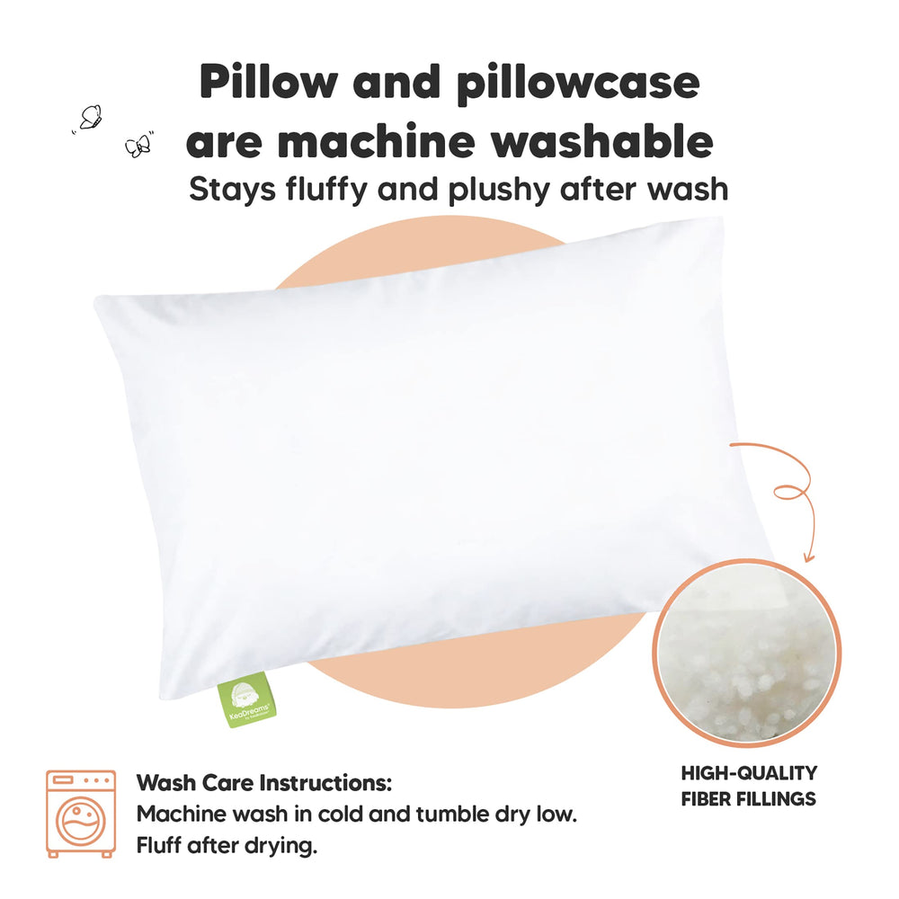 KeaBabies Travel-friendly pillow supports on-the-go comfort during trips.