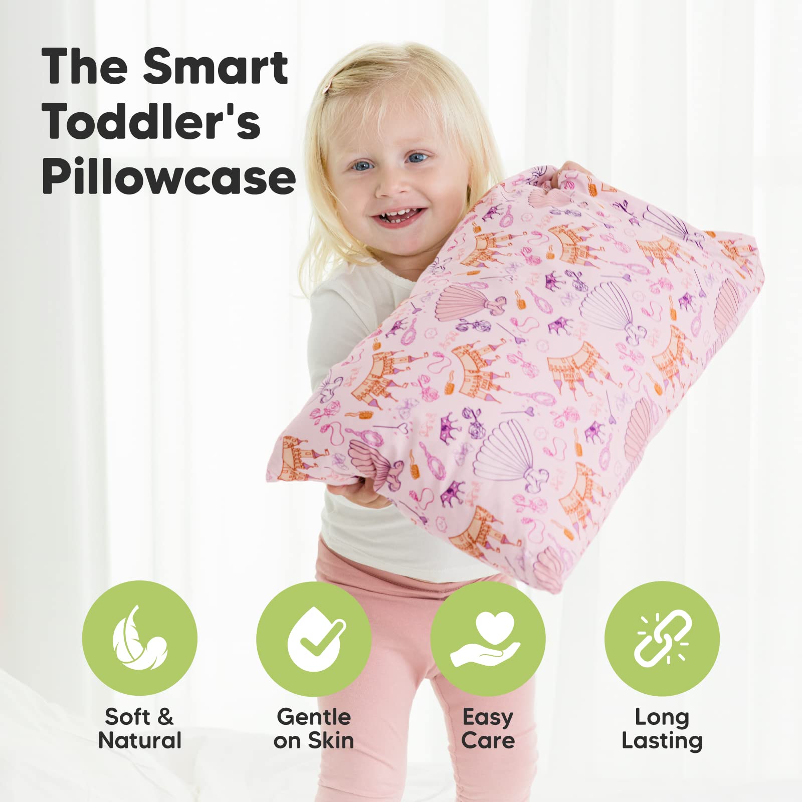 KeaBabies travel-friendly pillowcase ideal for trips