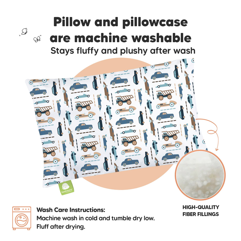 KeaBabies travel pillow for kids during car rides or naps.