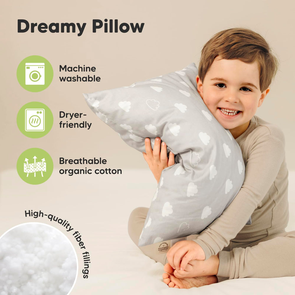 KeaBabies travel pillow on the go provides secure, cozy rest