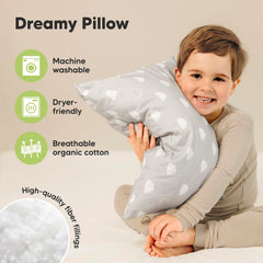 KeaBabies travel pillow on the go provides secure, cozy rest