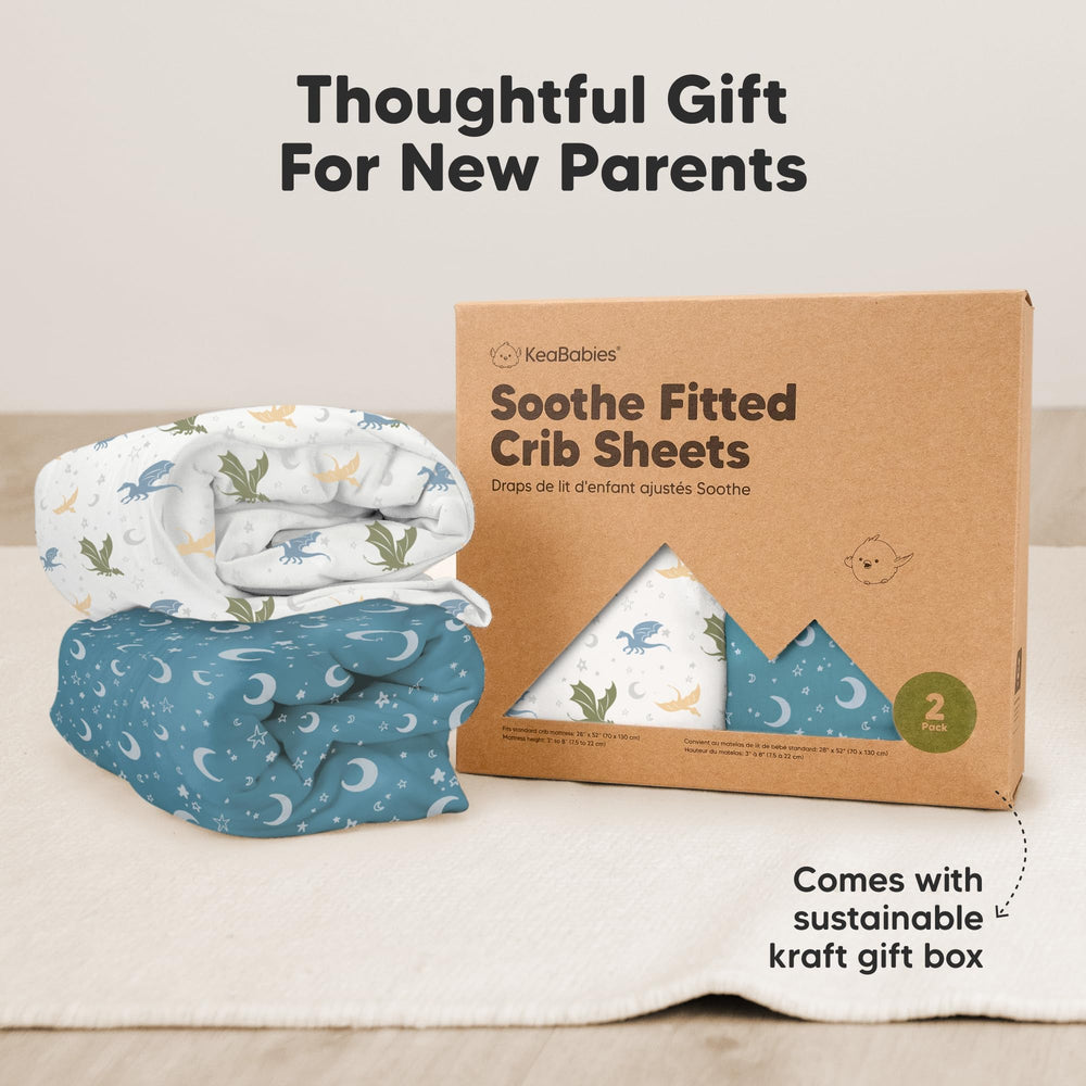 KeaBabies two-pack convenience for rotating sheets during busy days