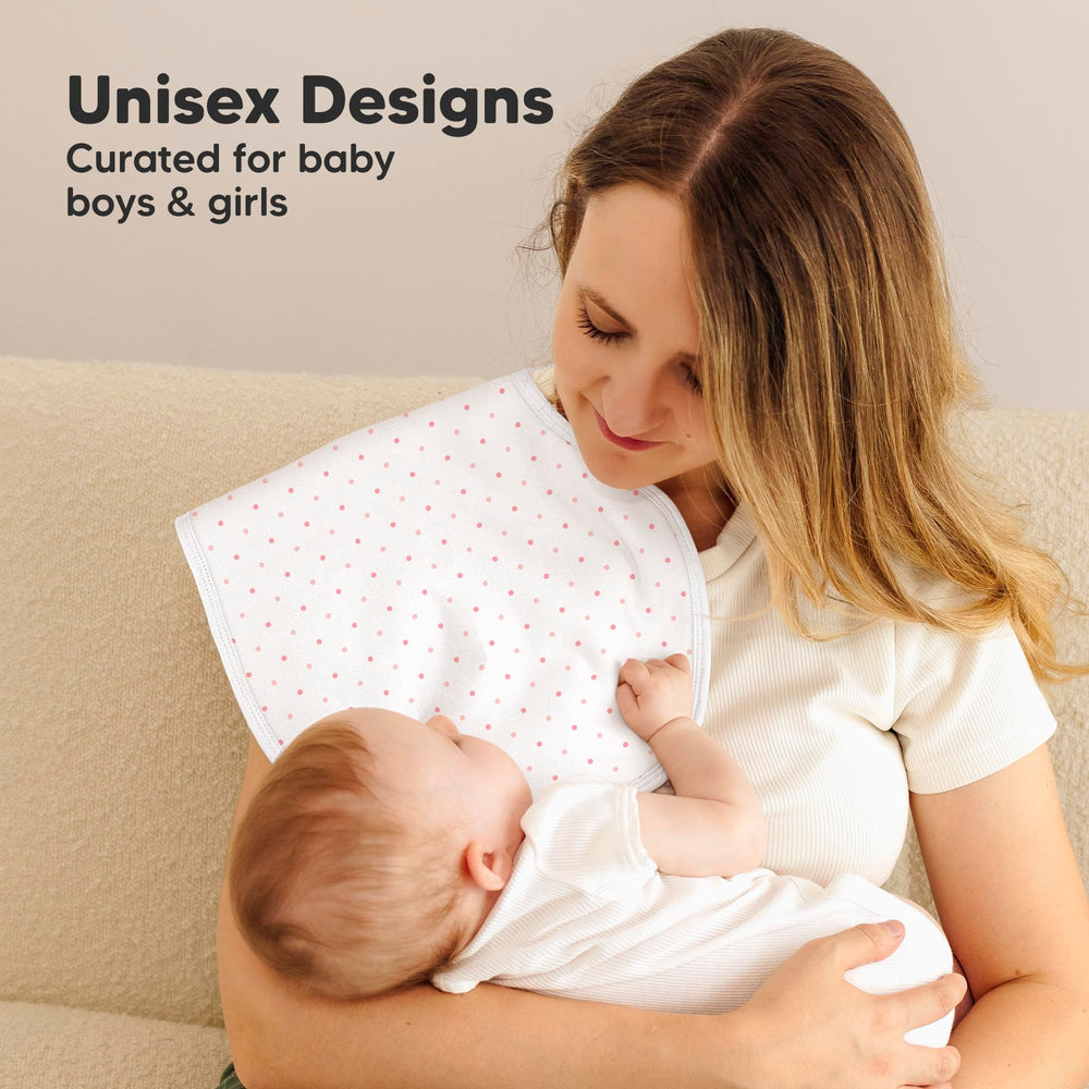 KeaBabies unisex design pairs with any outfit and bib set.