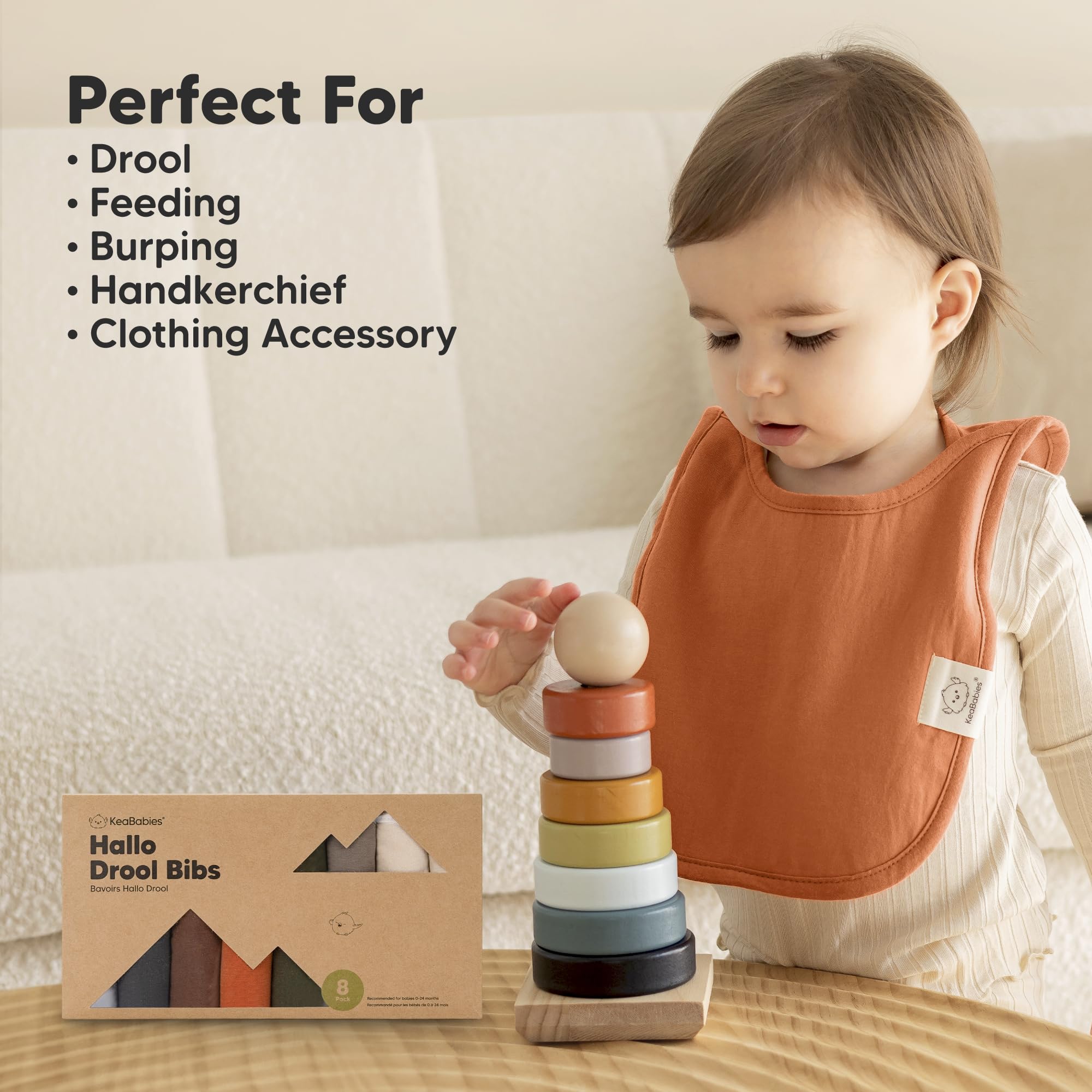 KeaBabies unisex color options for boys and girls