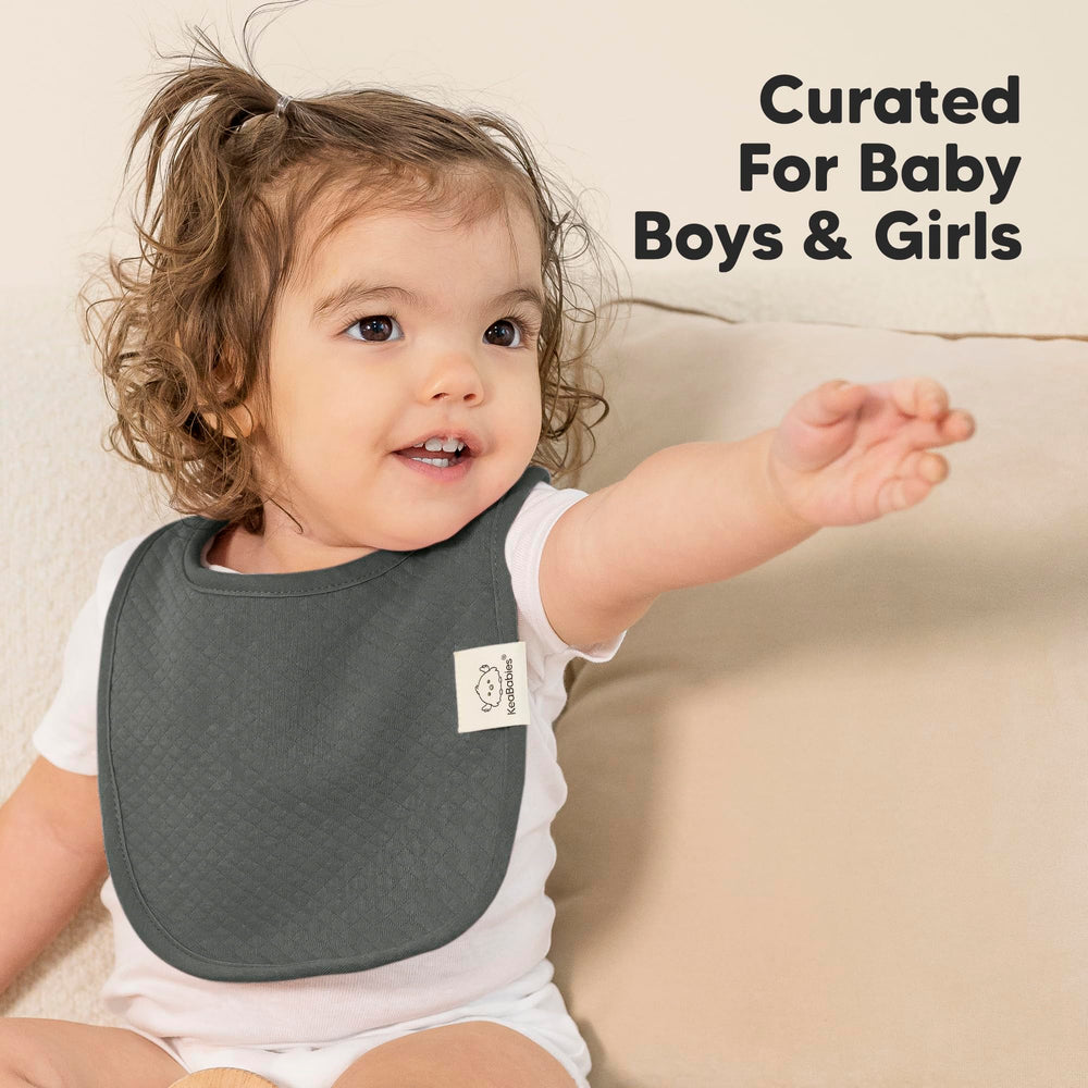KeaBabies Urban Quin bib gift box presentation ready for gifting.
