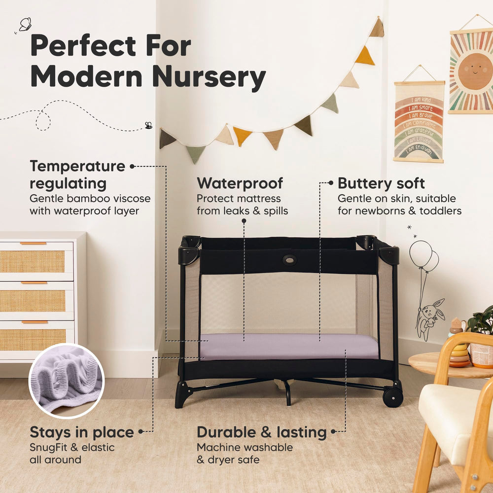 Keababies viscose bamboo fabric feels soft against baby's skin.