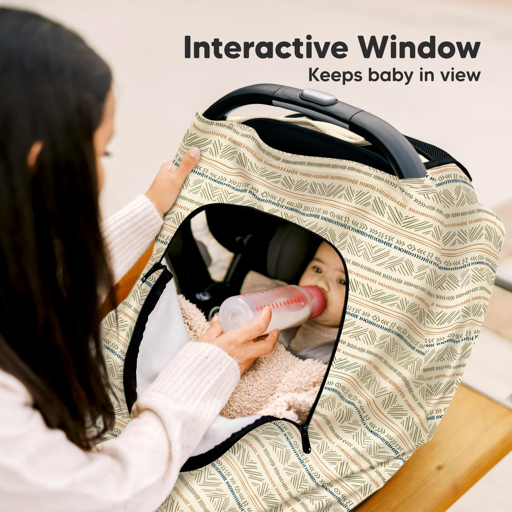 KeaBabies Warmzy breathable material promotes airflow for comfortable rides.