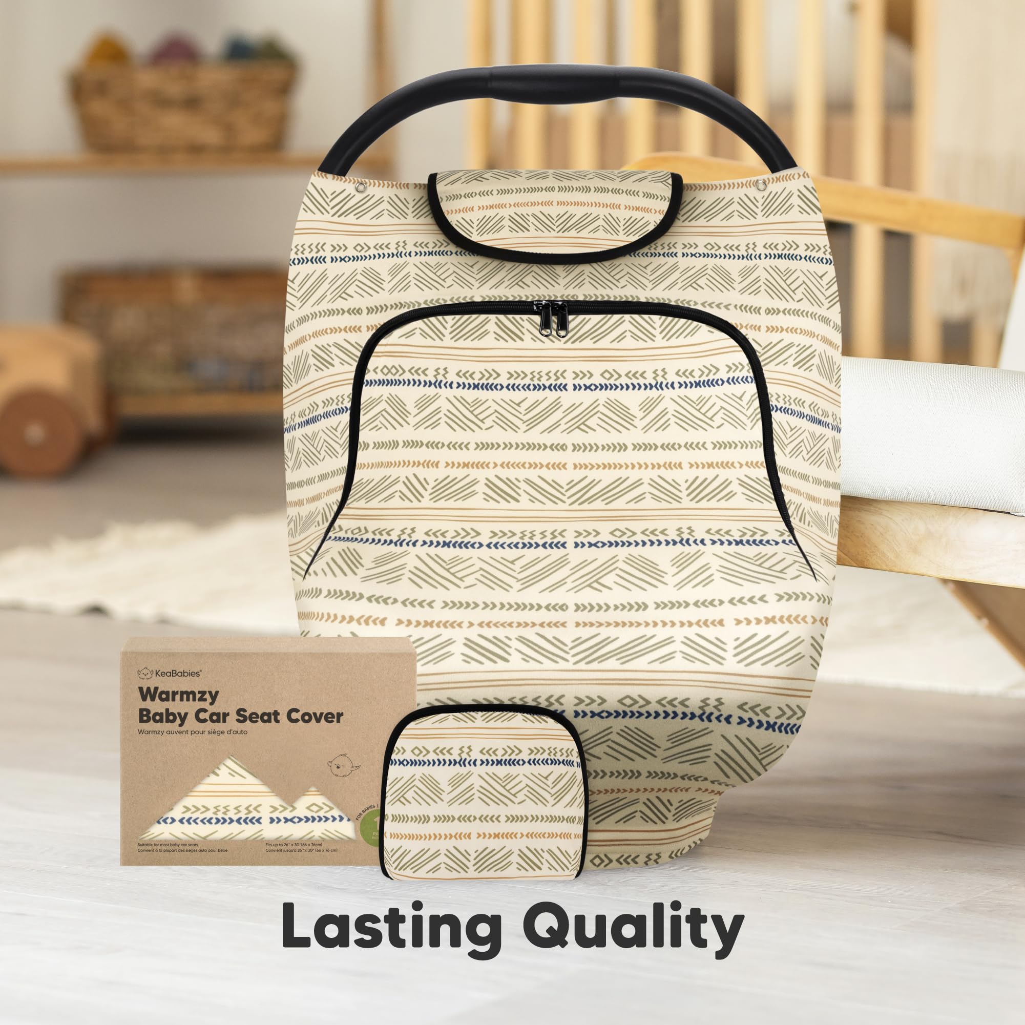 KeaBabies Warmzy multifunctional use can also cover pram, stroller, or nursing.