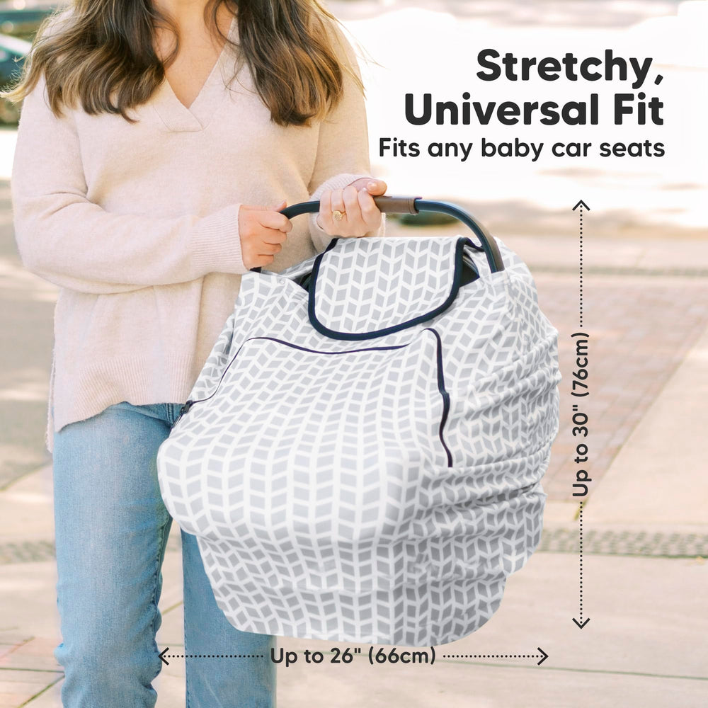 KeaBabies Warmzy double-layer design keeps baby cozy in cold weather.