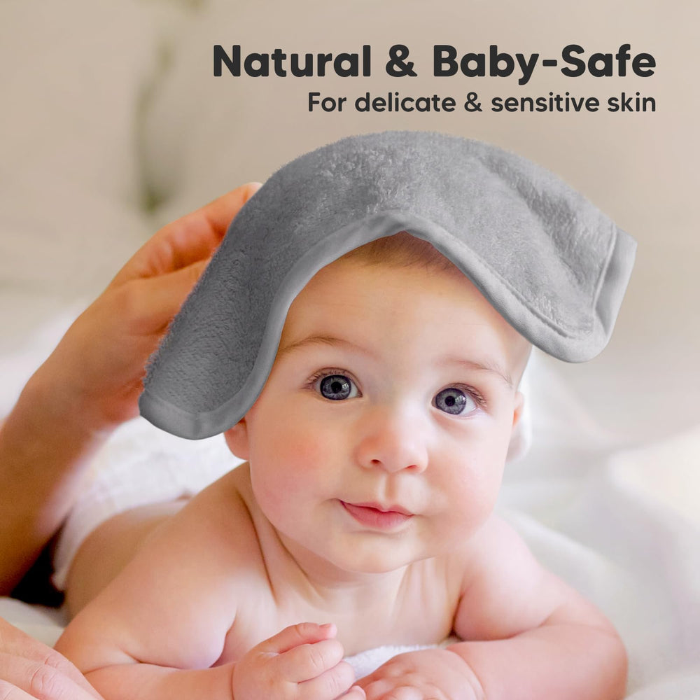 KeaBabies washcloth sensitive-skin emphasizes baby-safe materials gentle on delicate skin.