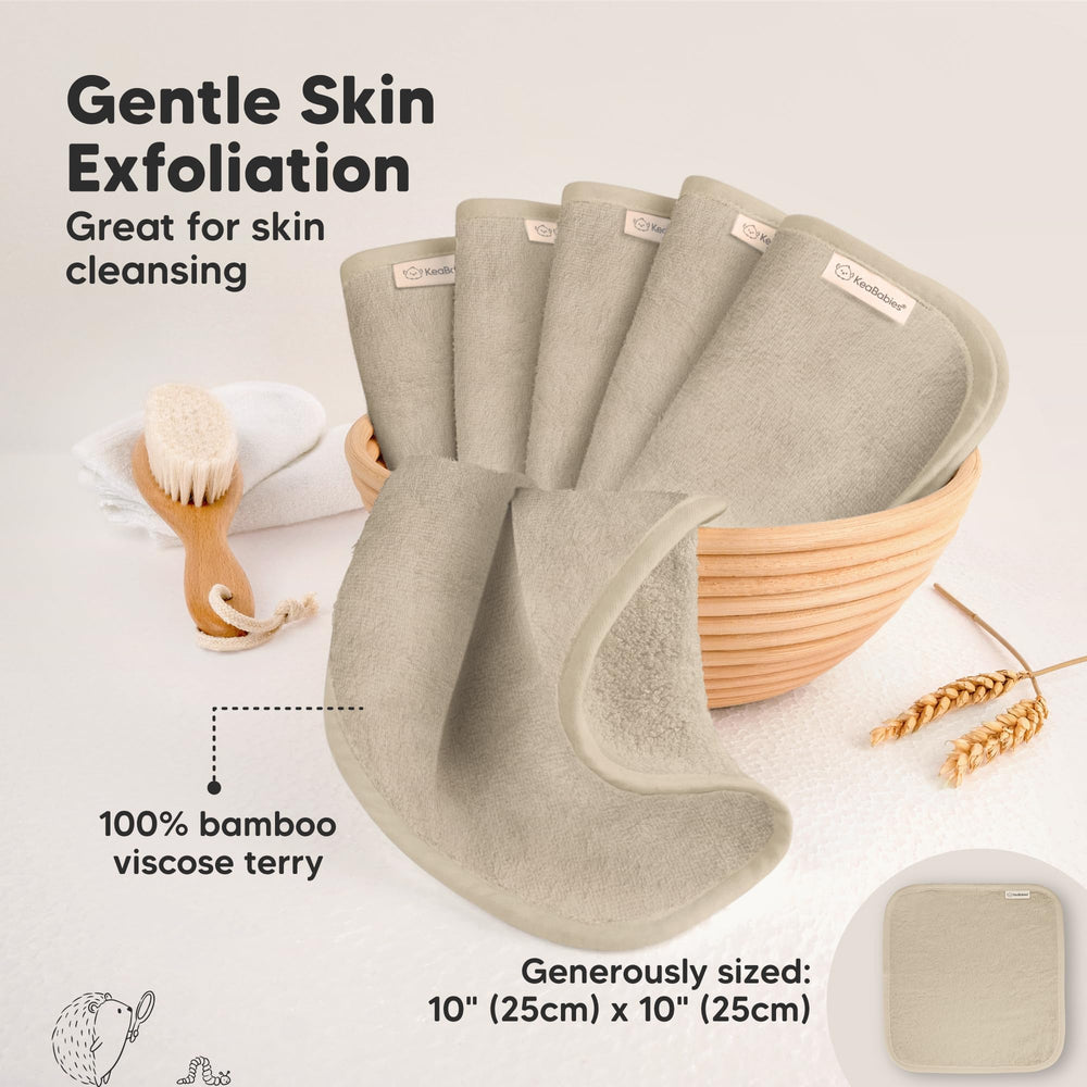 KeaBabies washcloths lathers well for easy cleansing and rinsing.