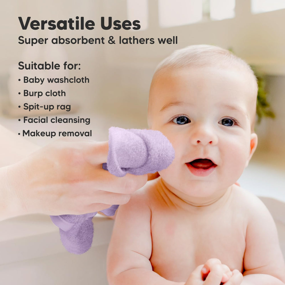 KeaBabies washcloths durable, machine-washable and dryer-friendly