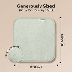 KeaBabies washcloths support gentle cleansing suited to delicate baby skin.