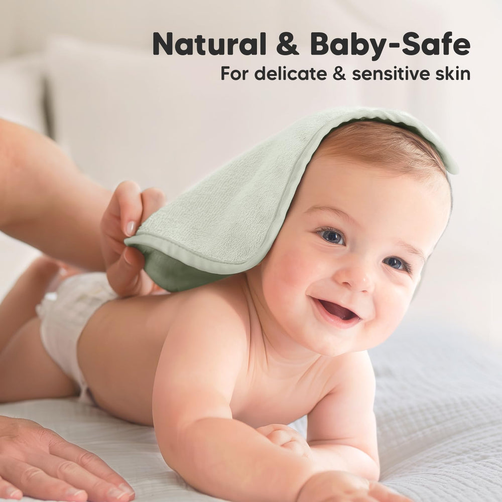 KeaBabies washcloths lather easily and absorb quickly during bath.
