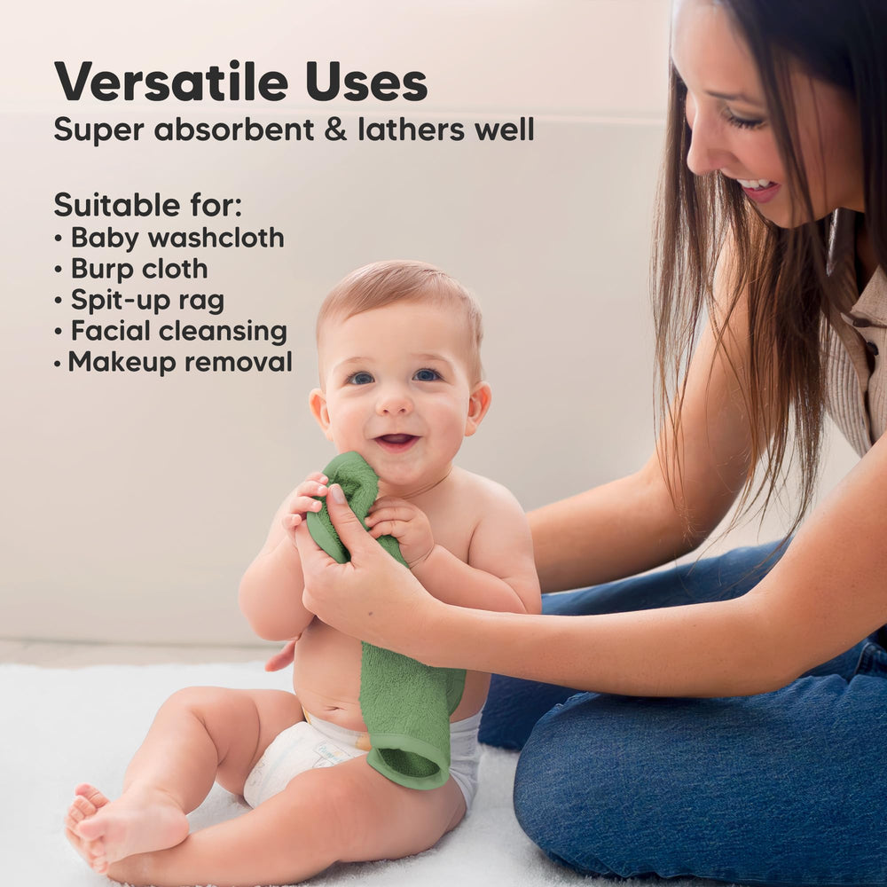 KeaBabies cloth doubles as makeup remover cloth for gentle cleansing