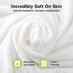 KeaBabies washcloths soft texture closeup highlights plush, absorbent fabric.