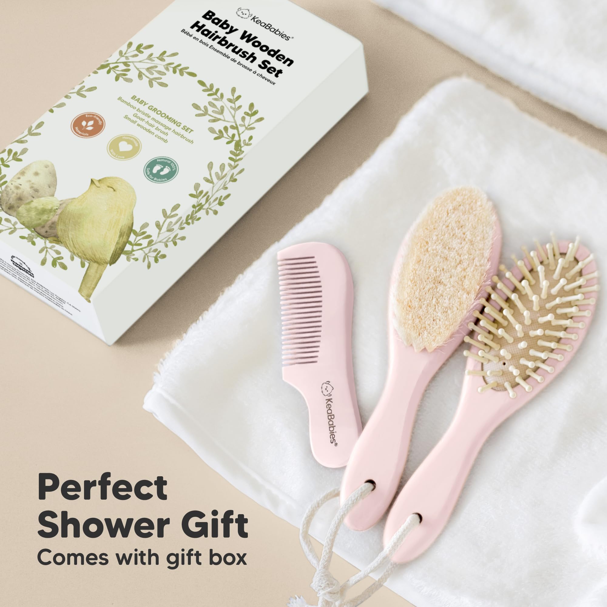 KeaBabies wet or dry hair compatibility for versatile grooming.