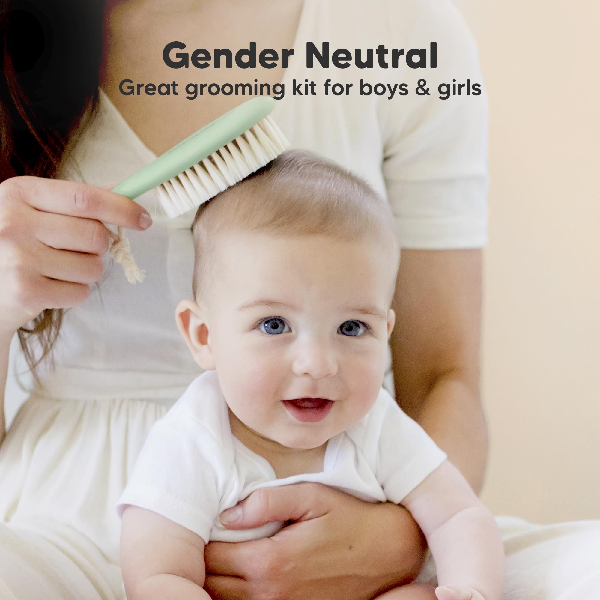 KeaBabies tool for both wet and dry hair grooming.