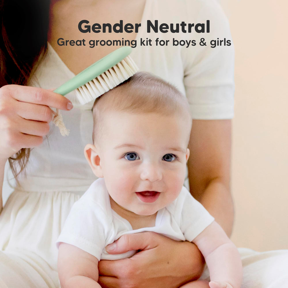 KeaBabies tool for both wet and dry hair grooming.