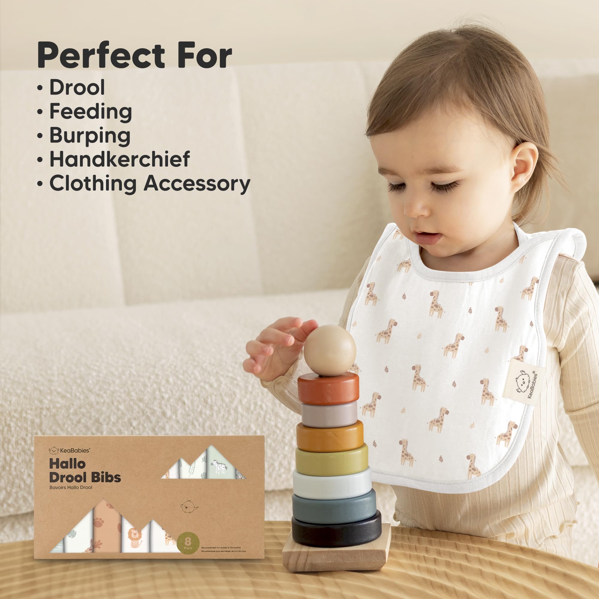 KeaBabies Wilderness color swatches highlight unisex options
