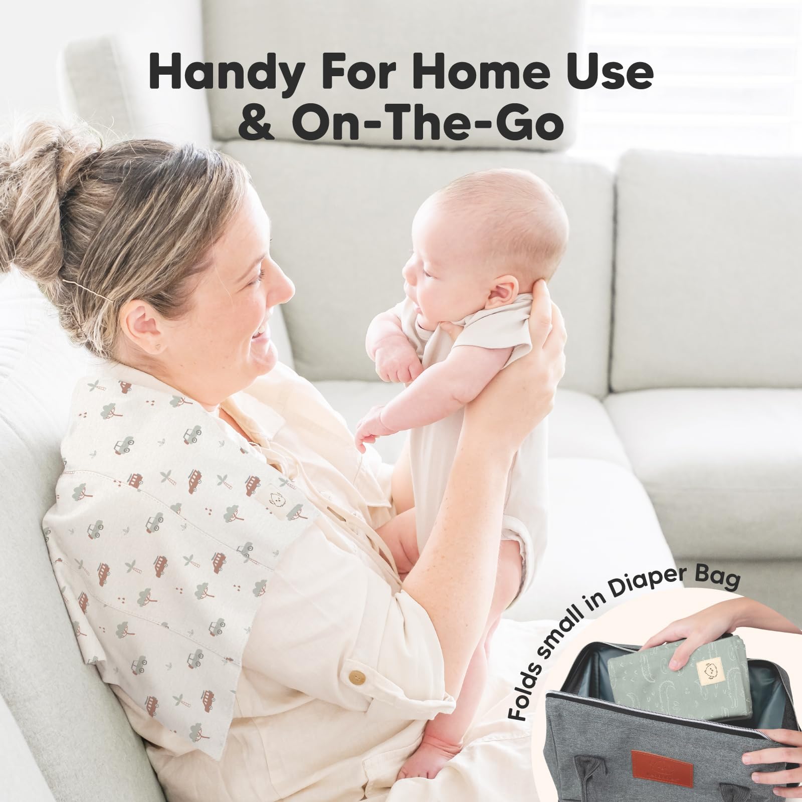 KeaBabies Wilderness gender-neutral design showcased in cozy nursery setup.